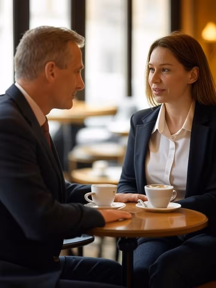 Professionelles Treffen beim Kaffee – Sugar Dating Szene in Graz